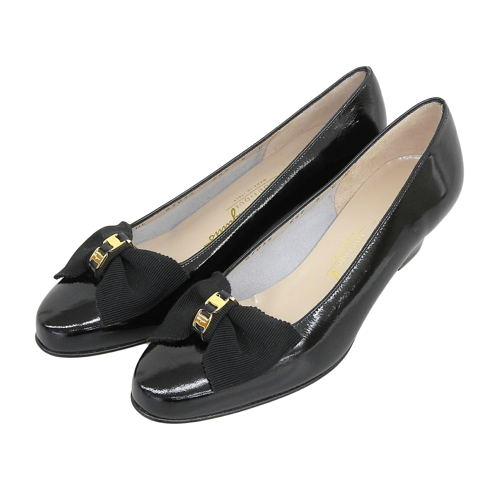 楽天市場】パンプス（ブランドフェラガモ・カラーゴールド