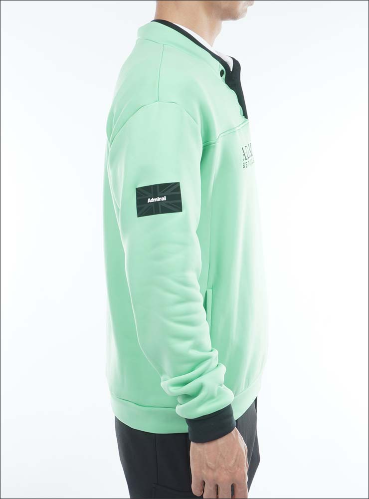 楽天市場】アドミラルゴルフ カルイシ ハーフドットボタン スウェット