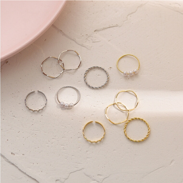 楽天市場】リング 指輪 セットリング レディース 重ねづけ 重ね付け