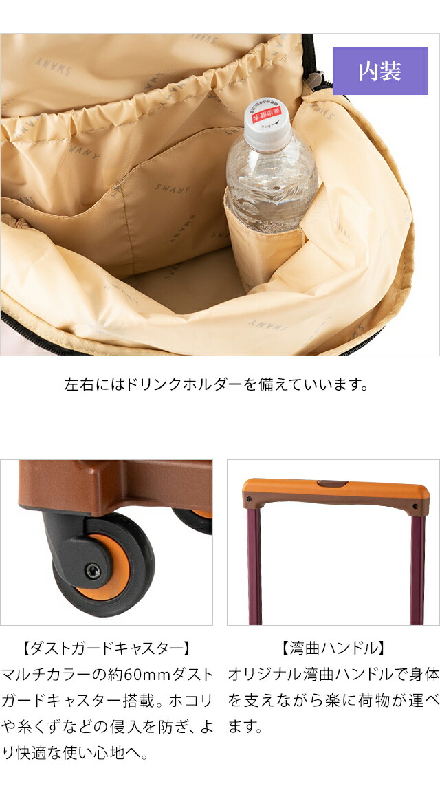 楽天市場】スワニー SWANY リュック になる ショッピングカート