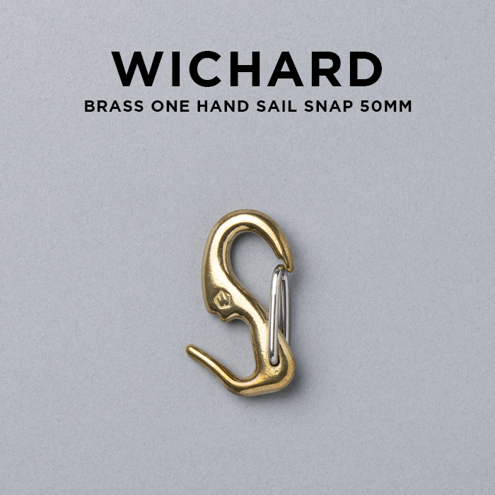 楽天市場】【日本未発売】WICHARD BRASS ONE HAND SAIL SNAP 50MM
