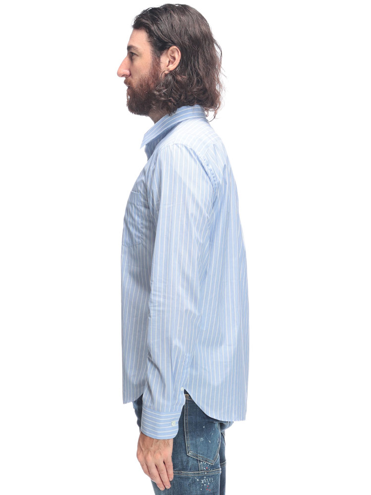 楽天市場】プラダ PRADA クラシックカラー コットン ストライプ柄 長袖