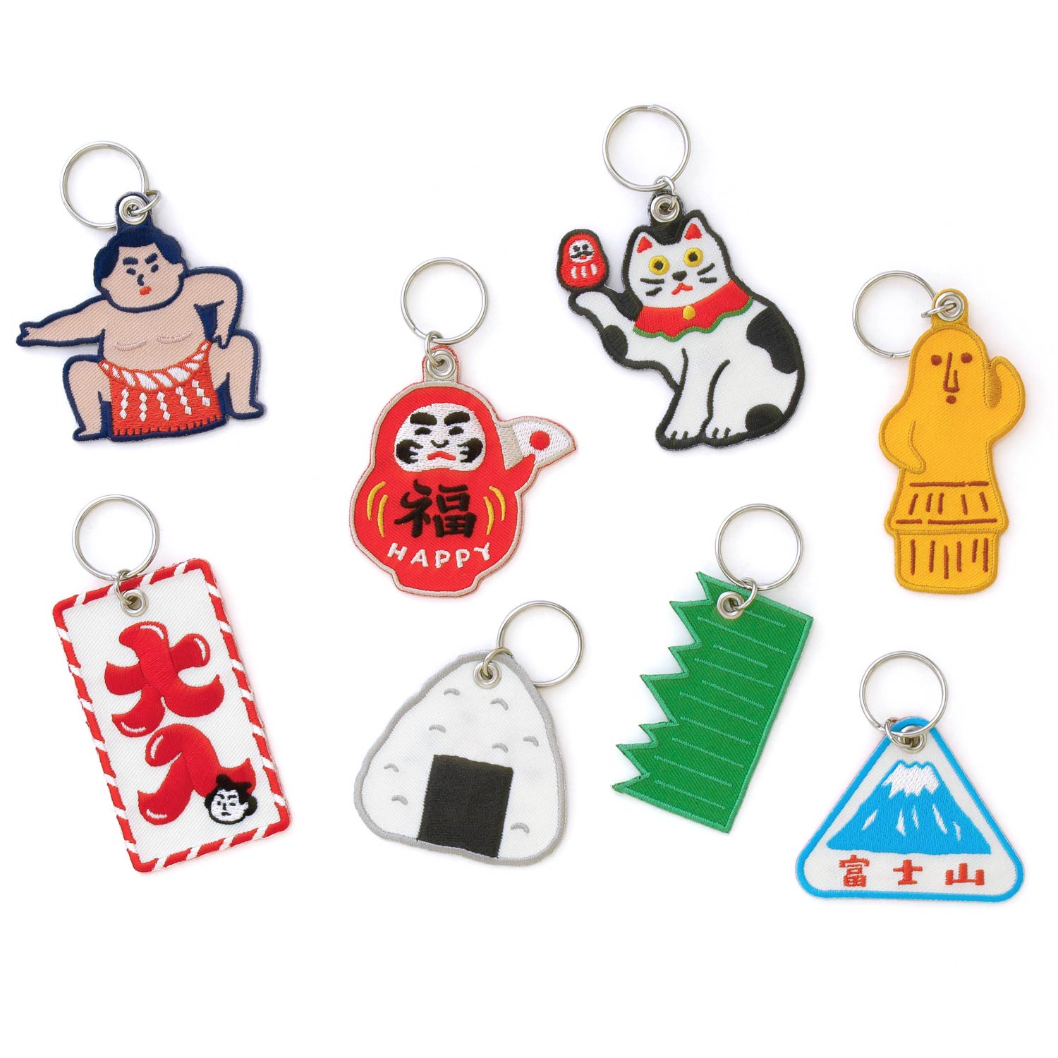 楽天市場】ニューレトロ スティッチワークキーホルダー（ニッポン