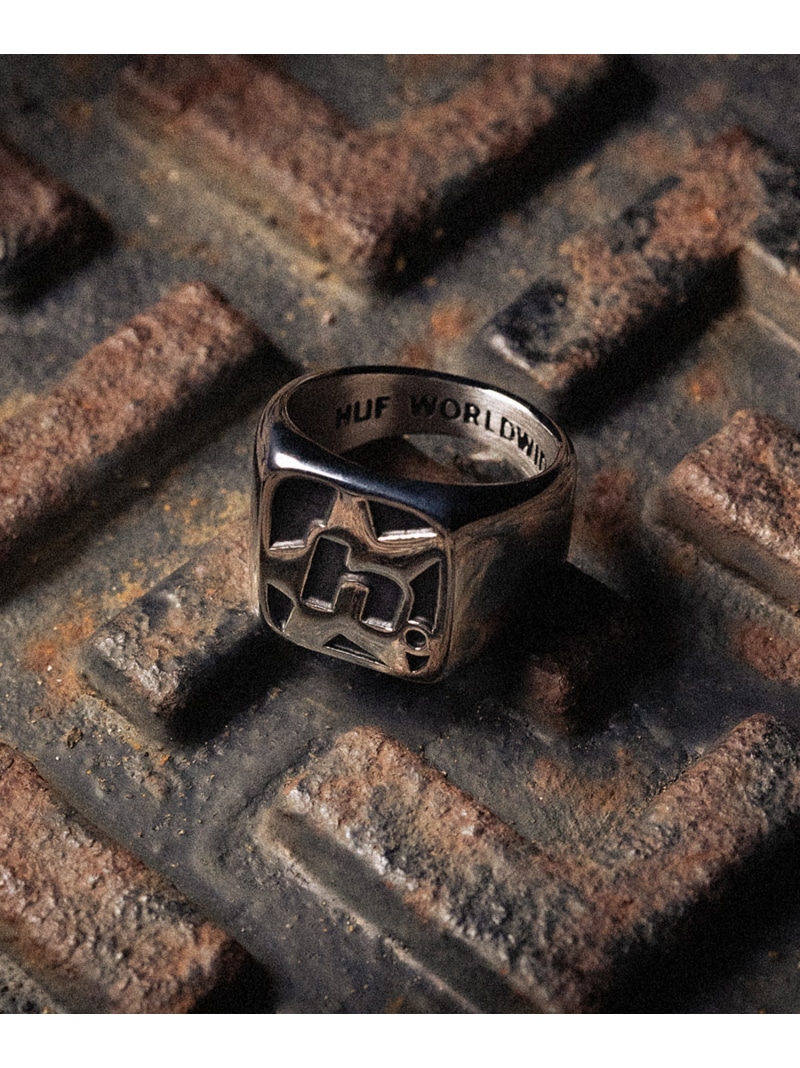 楽天市場】H STAR RING / HUF ハフ リング HUF ハフ アクセサリー