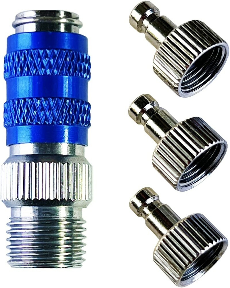 楽天市場】エアブラシ ジョイント クイックジョイント プラグ3個付き