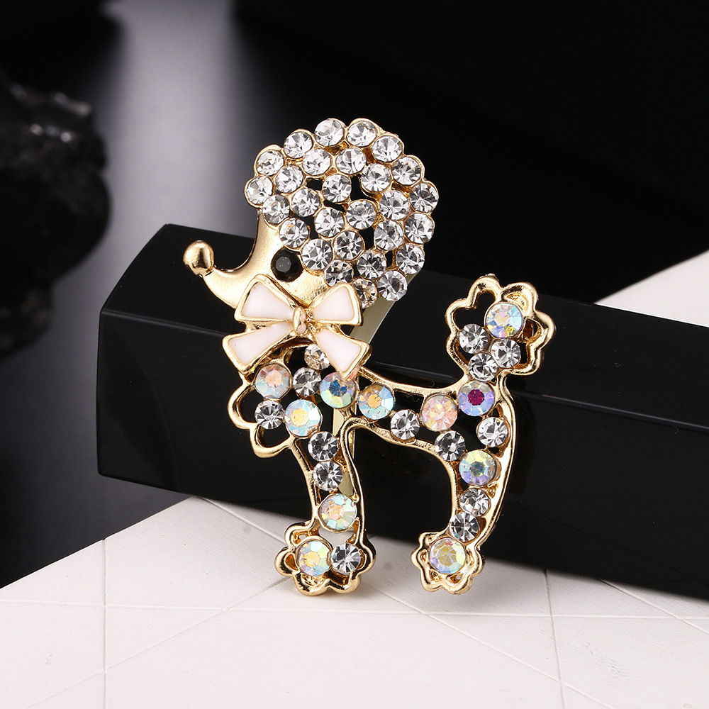 楽天市場】スワロフスキー プードル ブローチ : Aquarius