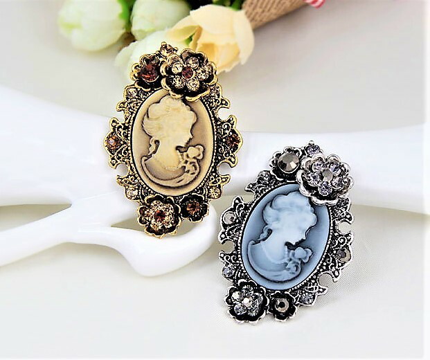 楽天市場】アンティーク カメオ ブローチ : Aquarius