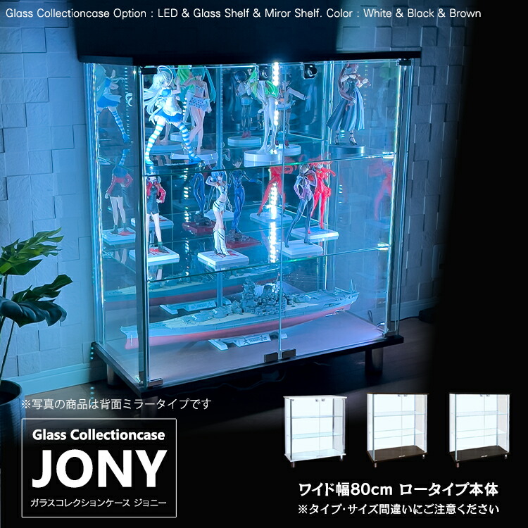 楽天市場】ガラスコレクションケース JONY 地球家具 ハコナカ ジョニー