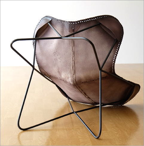 楽天市場】レザーチェア 本革 アイアン アンティーク レトロ 革製 椅子