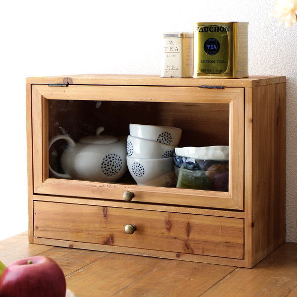 楽天市場】ミニキャビネット 飾り棚 スパイスラック おしゃれ 木製