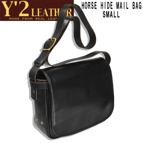 楽天市場】Y'2 LEATHER（ワイツーレザー）HORSE HIDE MAIL BAG SMALL