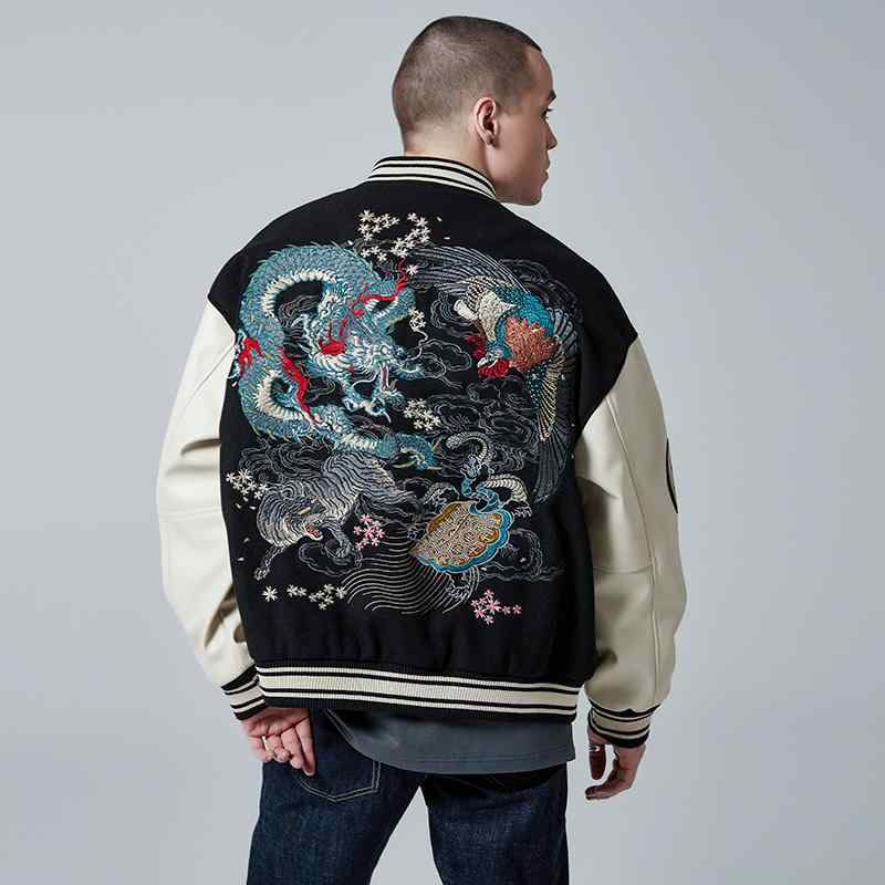 楽天市場】スカジャン スタジャン 派手 民族 風 大きめ インパクト