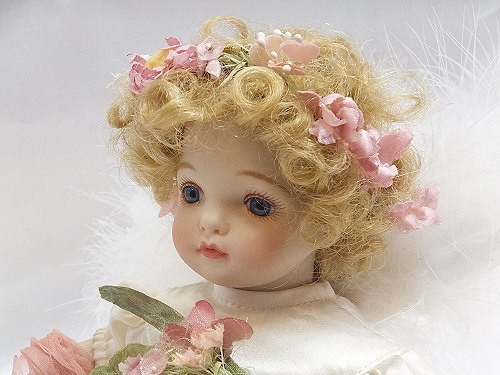 楽天市場】若月まり子 ビスクドール「ベビーエンジェル：ピンク」【楽