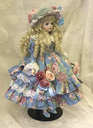 楽天市場】若月まり子 創作ビスクドール「デルフィーヌ」フラワー