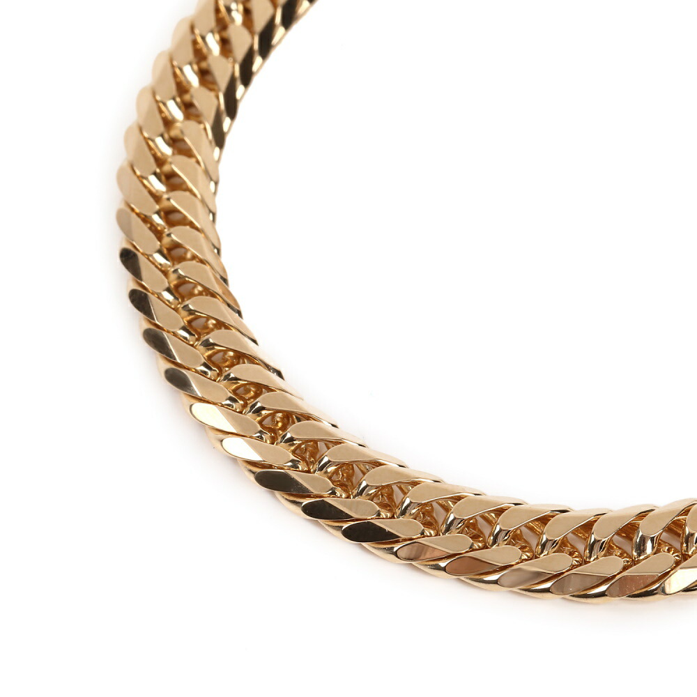 楽天市場】18金 喜平 ブレスレット 6面 ダブル 30g - 20cm メンズ