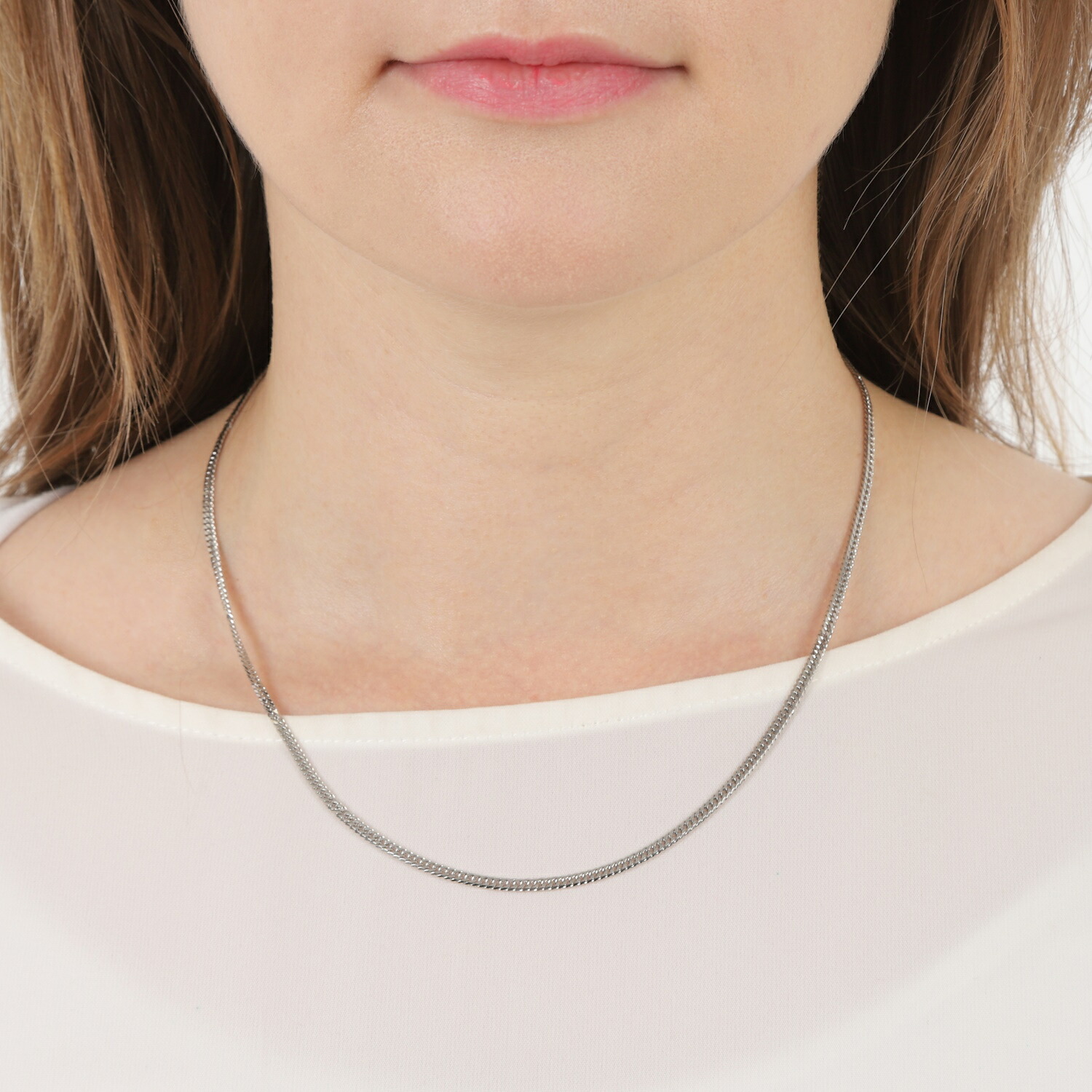 楽天市場】プラチナ 喜平ネックレス 6面ダブル 11g 45cm メンズ