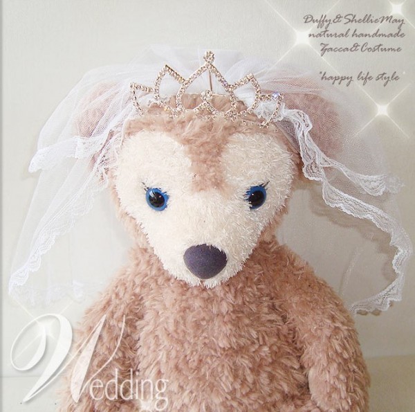 楽天市場】【ティアラ付きベール単品】ウェルカムドール ダッフィー