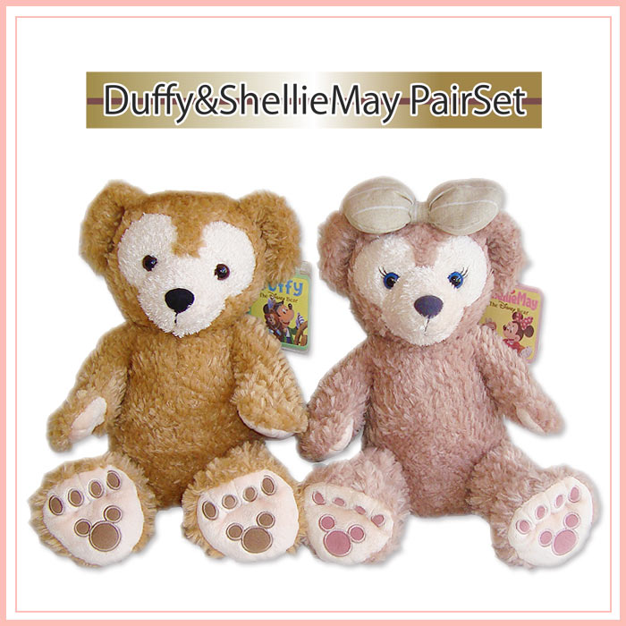 楽天市場】ダッフィーシェリーメイSサイズぬいぐるみペアセット