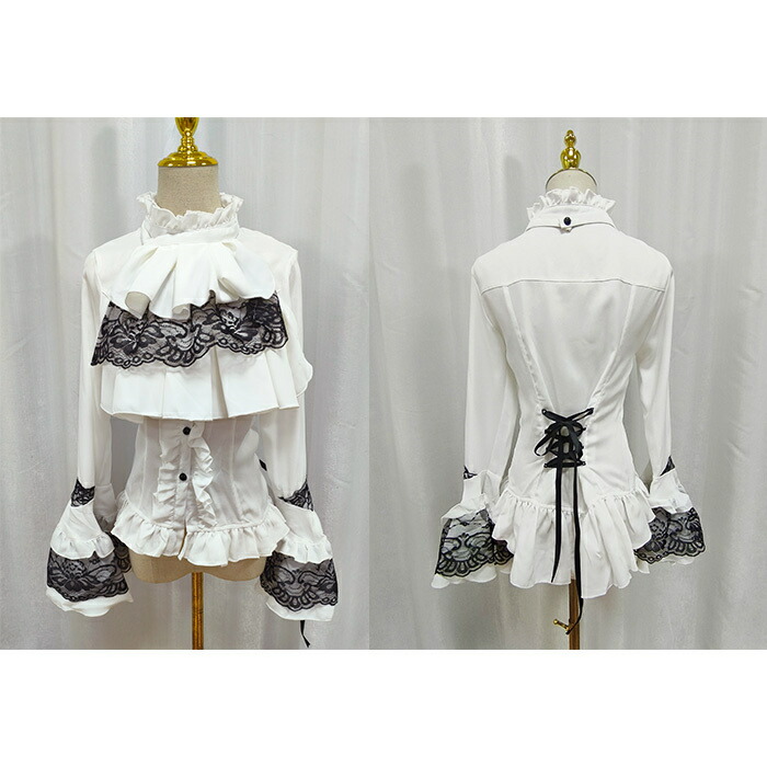 楽天市場】クラロリ ブラウス シャツ レディース ゴスロリ ロリータ