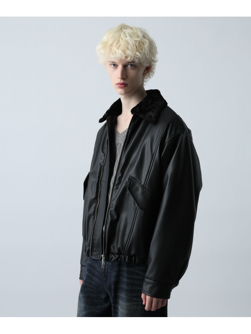 楽天市場】【SALE／34%OFF】エアサーマルエリファーレザーブルゾン