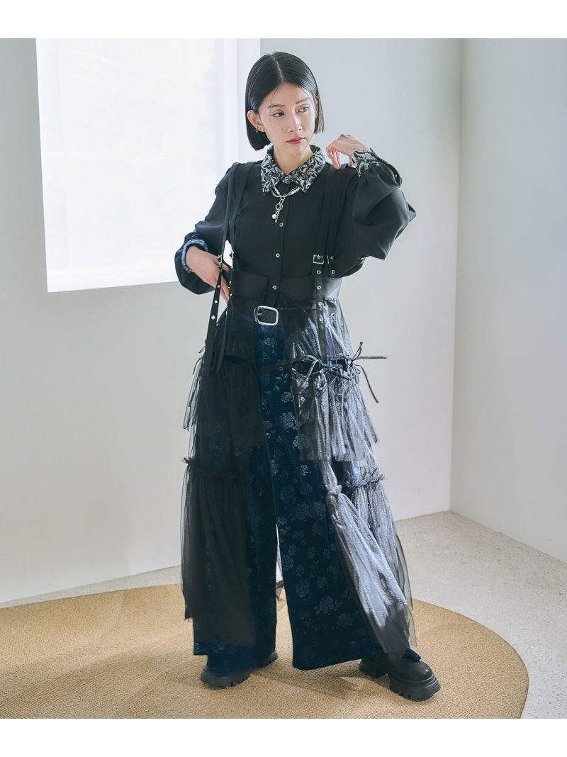 楽天市場】サスツキチュールベルトスカート HARE ハレ スカート ロング