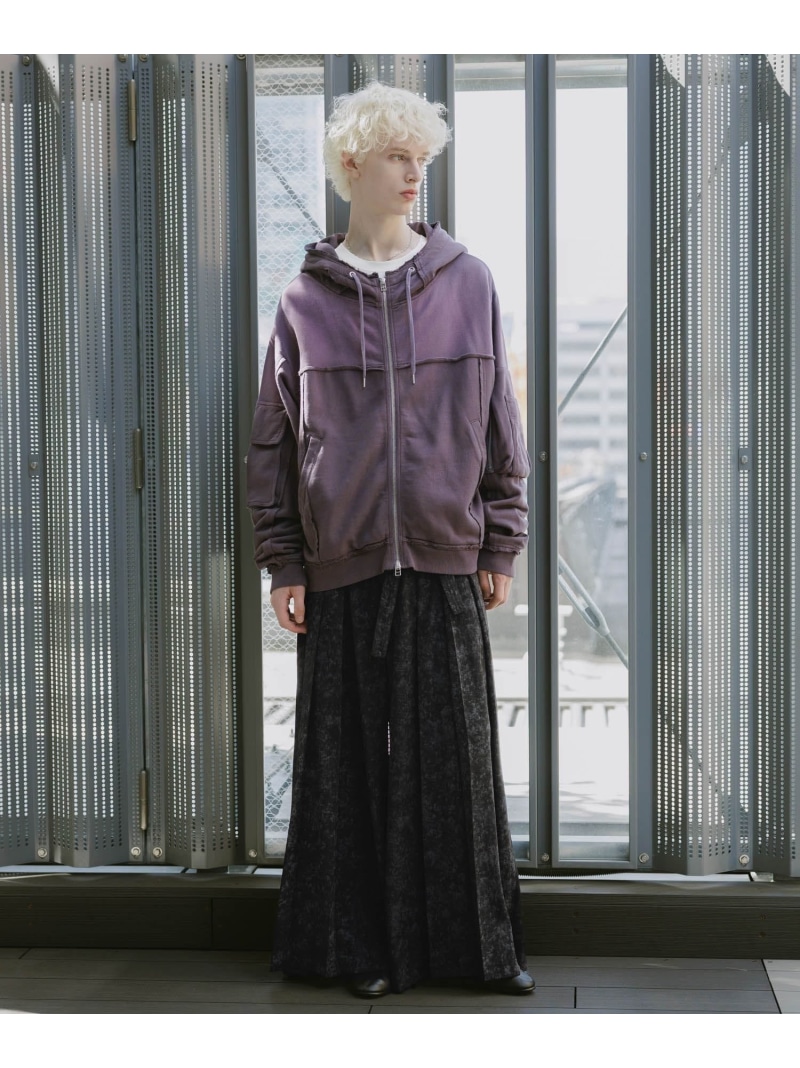 楽天市場】ピグメントダブルポケットZIPパーカー HARE ハレ トップス