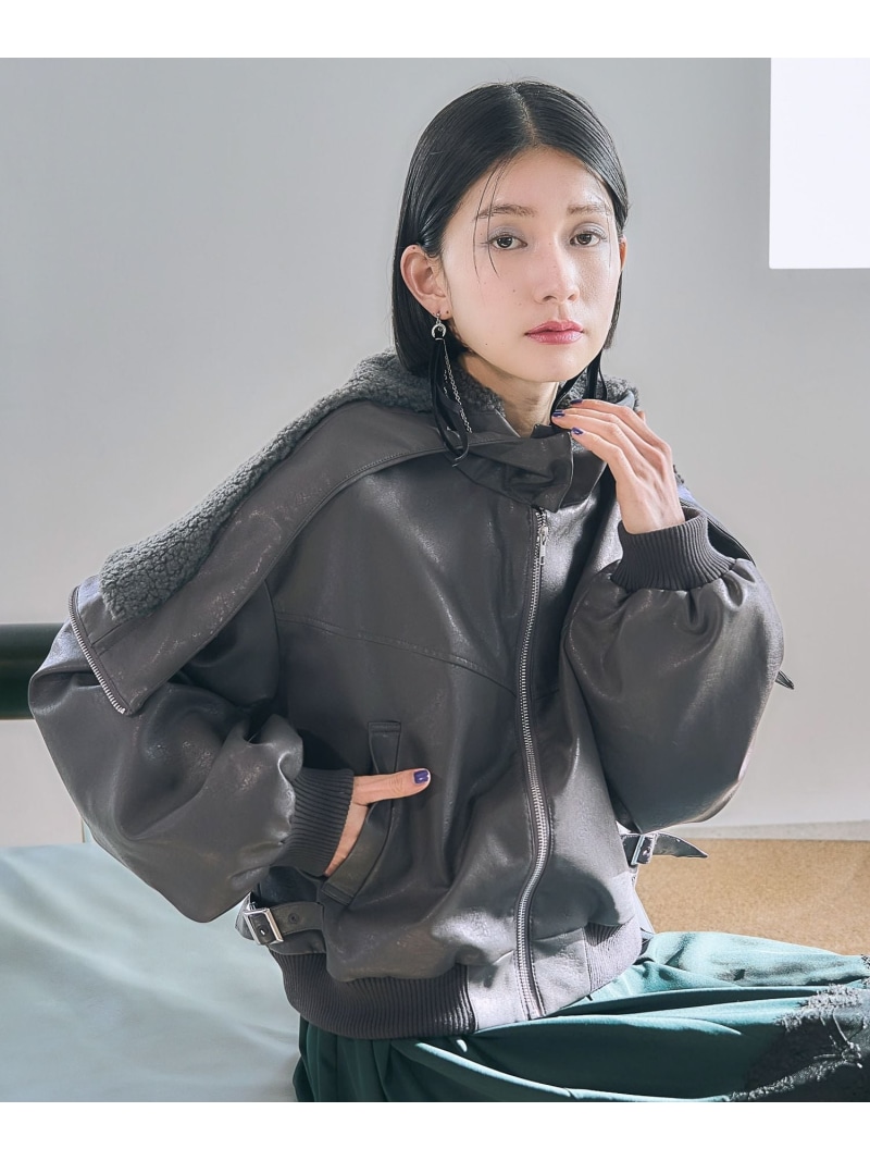 楽天市場】フェイクレザーN2B HARE ハレ ジャケット・アウター