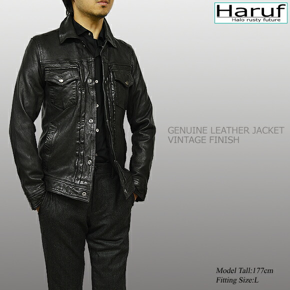 楽天市場】本革 レザージージャン 革ジャン ライダースジャケット
