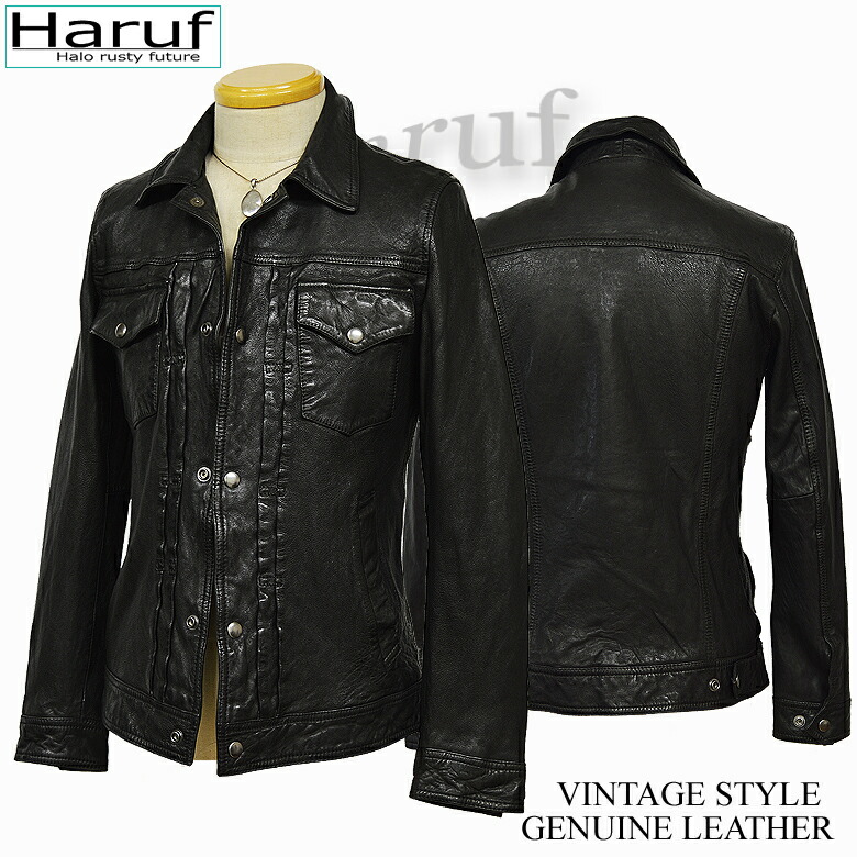 楽天市場】本革 レザージージャン 革ジャン ライダースジャケット