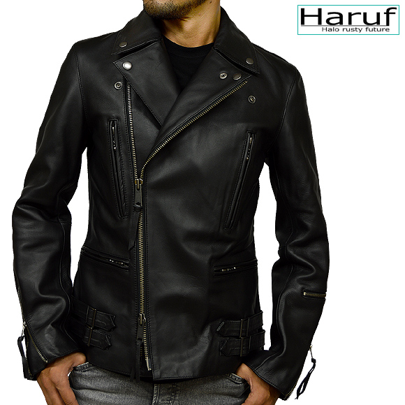楽天市場】ダブルライダースジャケット レザージャケット メンズ 本革