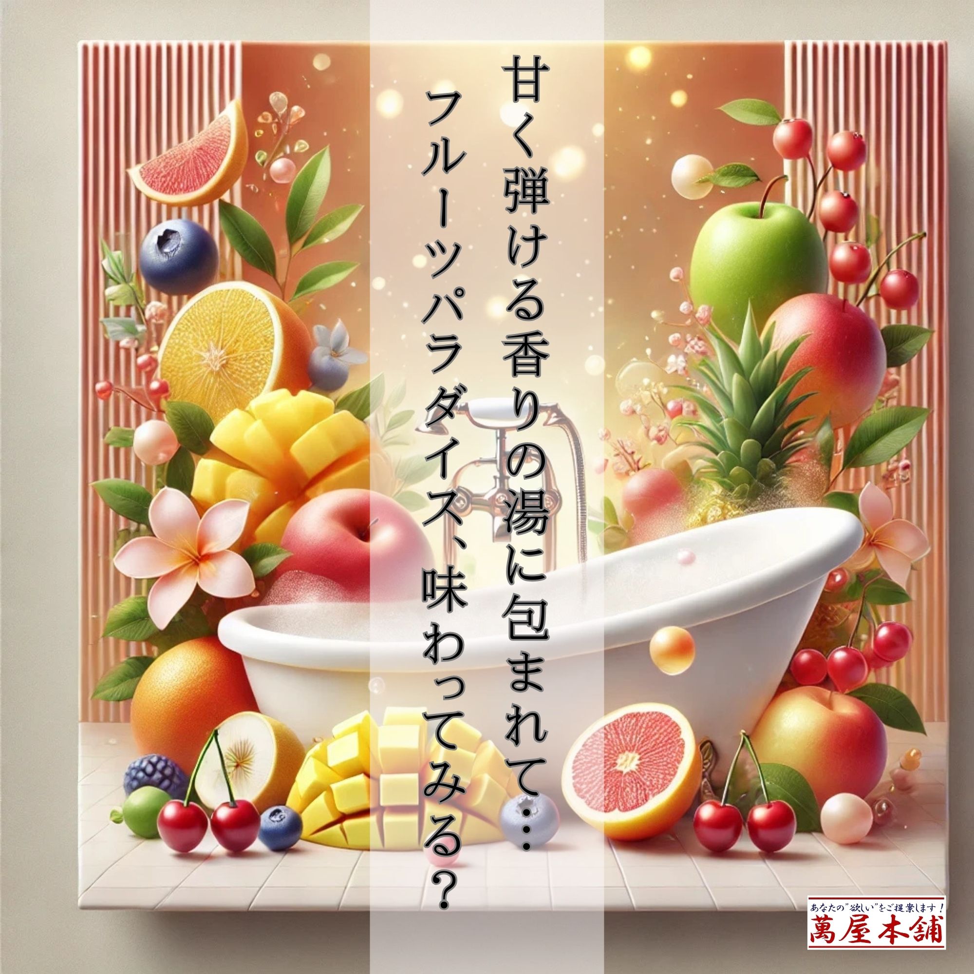 楽天市場】フルーティーバス～果物の香り入浴剤～（箱なしバラ