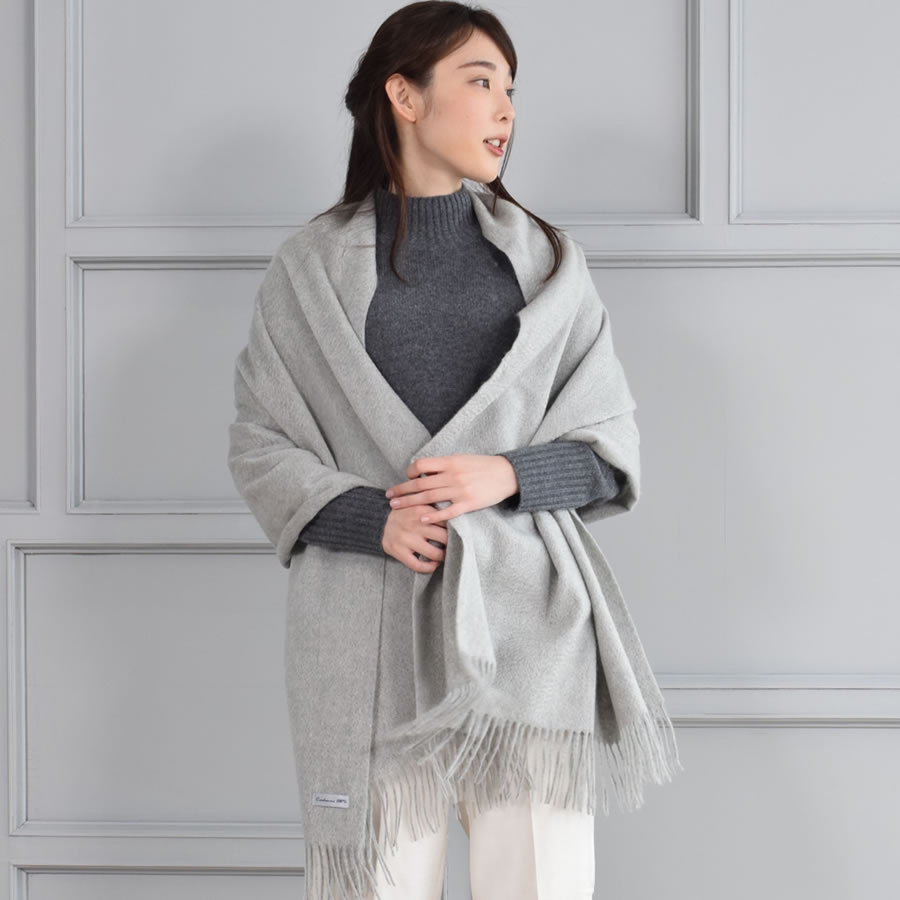 楽天市場】【 30％OFFクーポン】カシミヤ ストール 厚手 カシミヤ100