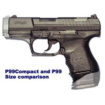 楽天市場】マルゼン ワルサー P99 コンパクト ブラック（ガスブロー