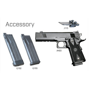 楽天市場】KSC STI エントリー A1 ブラック｜A403（ガスブローバック