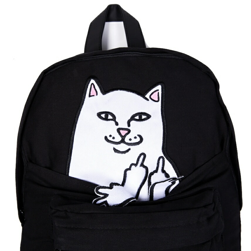 楽天市場】Ripndip Lord Nermal Backpack Black バックパック 送料無料