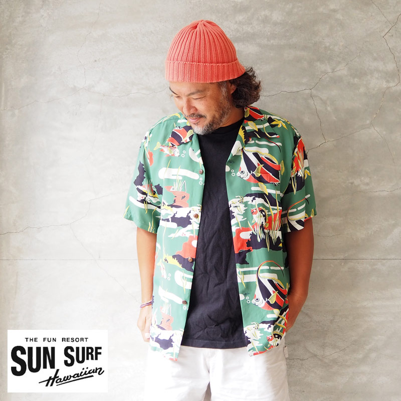 楽天市場】SUN SURF サンサーフ アロハシャツ RAYON HAWAIIAN SHIRT