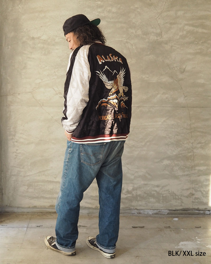 楽天市場】HOUSTON ヒューストン スカジャン RAYON SOUVENIR JACKET