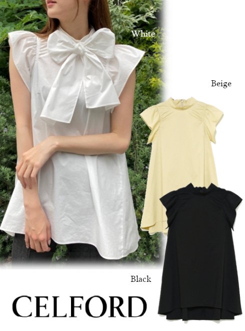 楽天市場】【即日出荷】CELFORD セルフォード バックリボンフレア袖