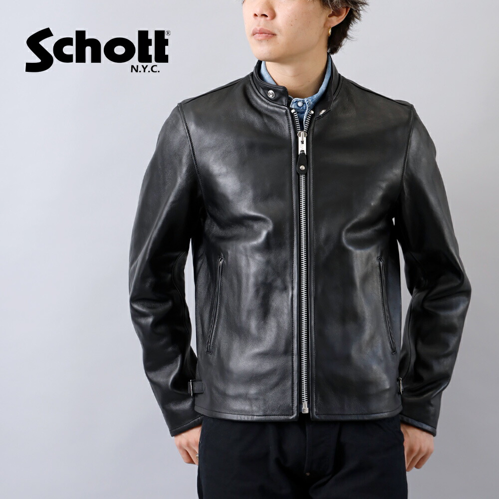 楽天市場】Schott ショット 70'S SINGLE RIDERS JACKET シングル