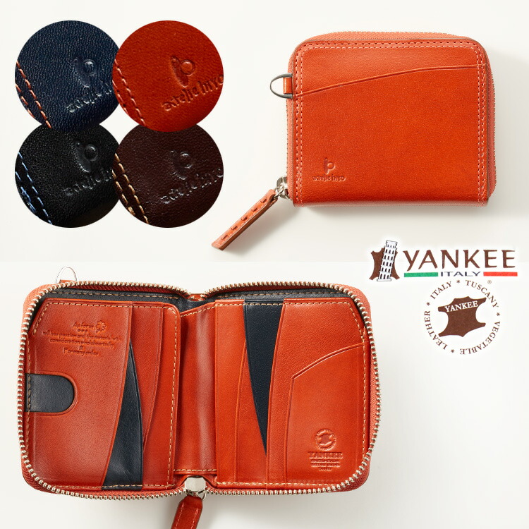 楽天市場】【お種銭付】 YANKEE ヤンキー カジュアル 本革 二つ折り