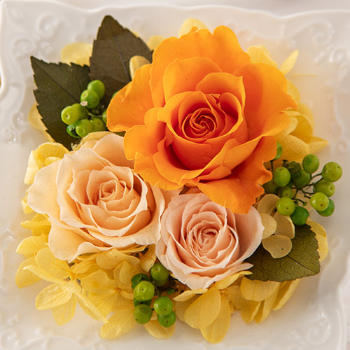 楽天市場】誕生日 花 プリザーブド フレーム アレンジメント