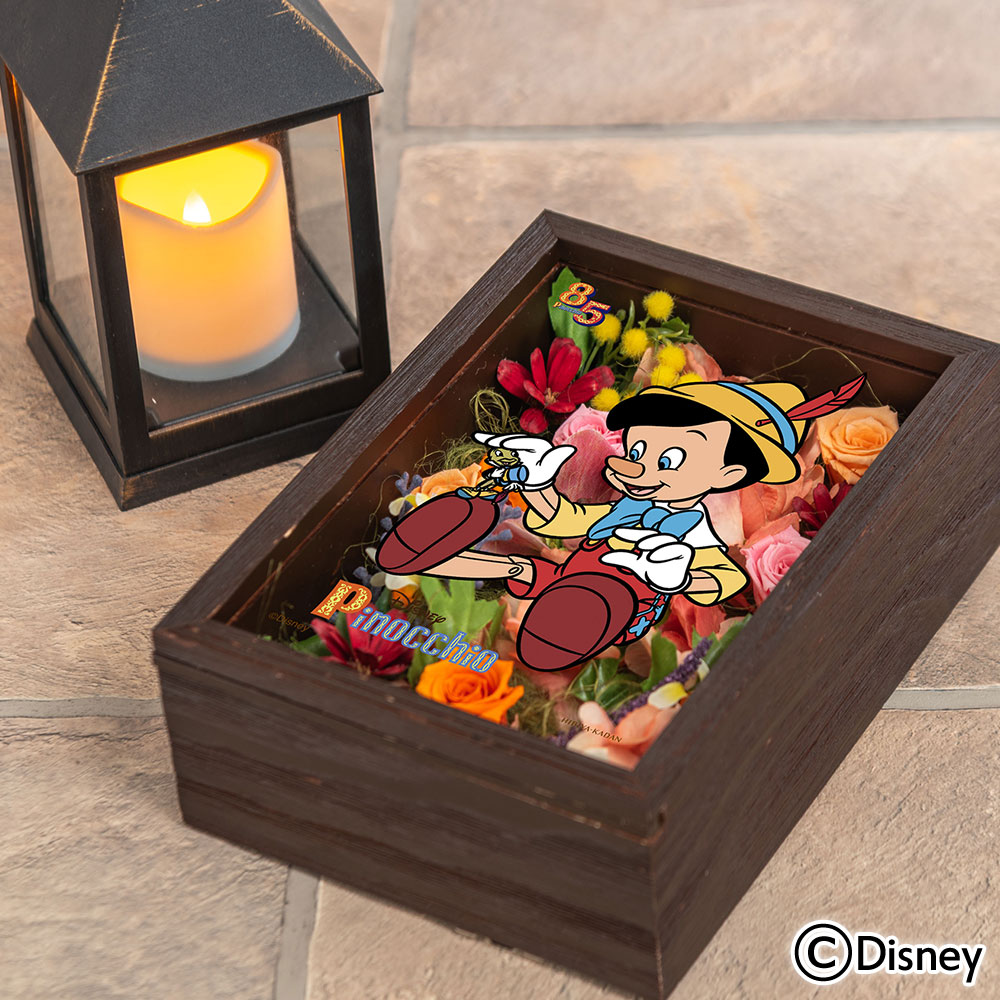 楽天市場】誕生日 花 ディズニー 『ピノキオ』85周年フラワーフレーム
