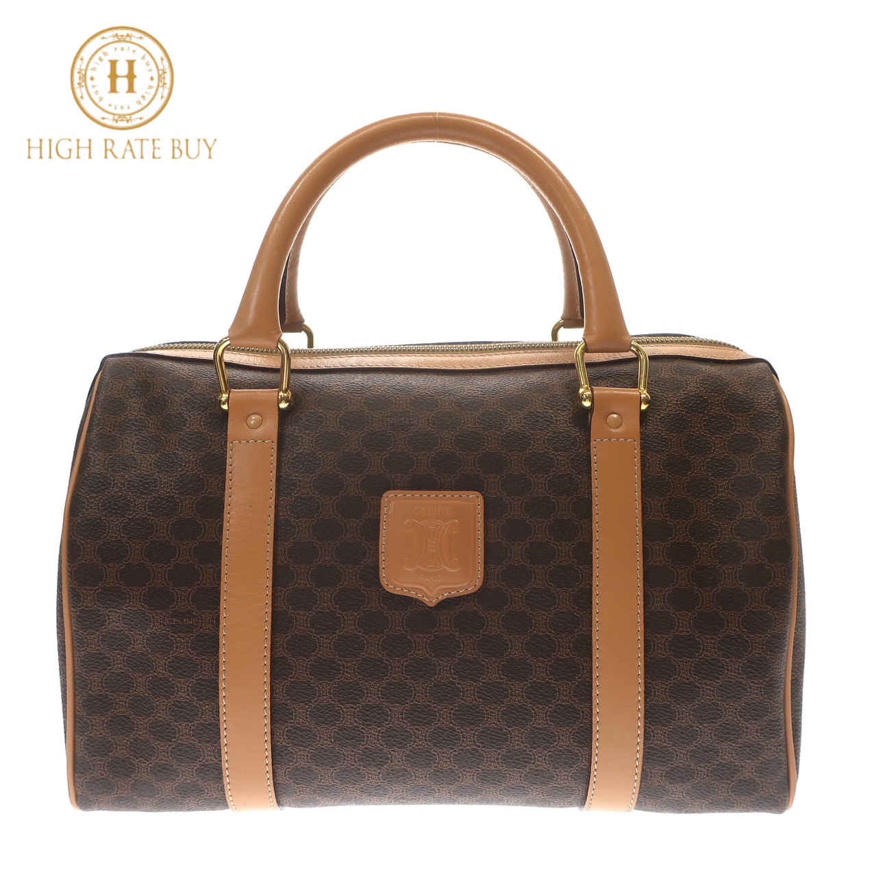 楽天市場】【極美品】CELINE セリーヌ マカダム柄 ハンドバッグ ミニ