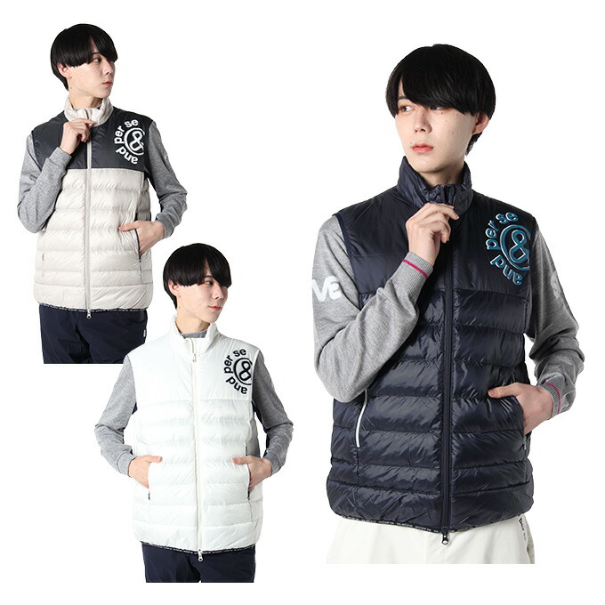 楽天市場】アンパスィ and per se ゴルフウェア アウターベスト メンズ