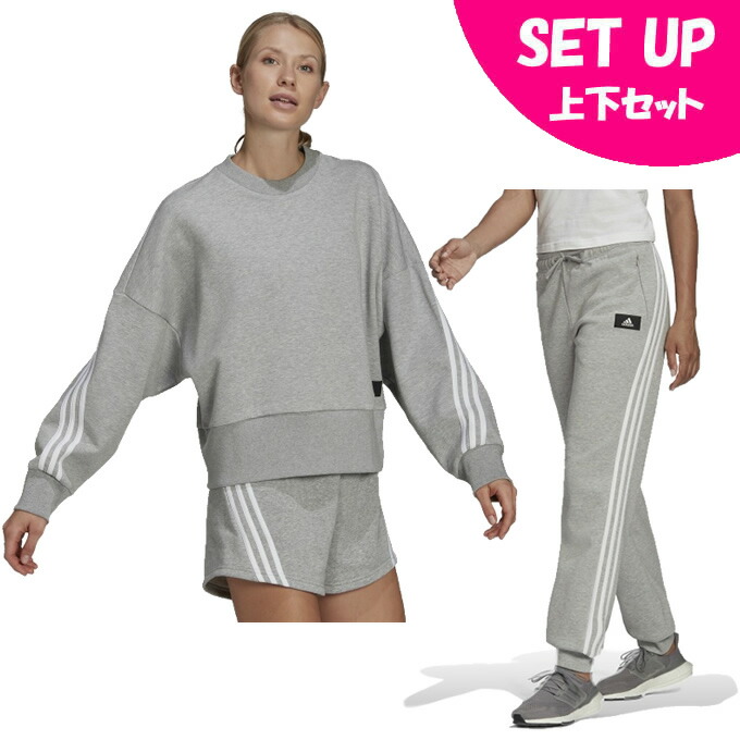 楽天市場】アディダス スウェットウェア上下セット レディース スリー