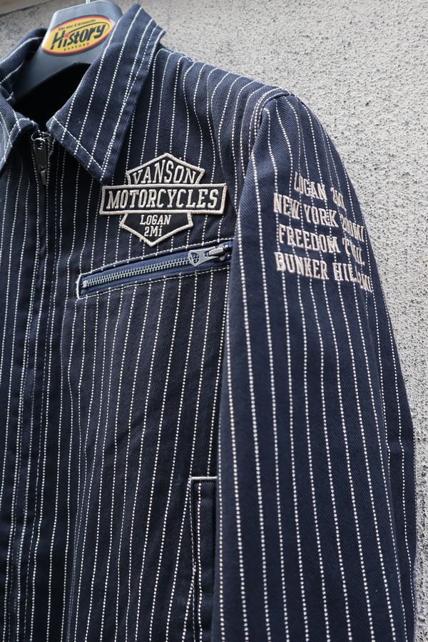 楽天市場】【VANSON バンソン 】NVAO-403NC オールインワン 刺繍ツナギ