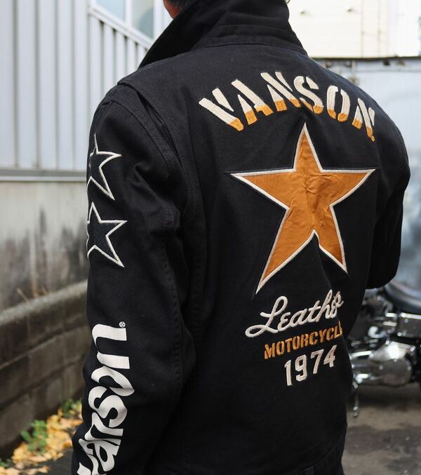 楽天市場】【VANSON バンソン 】 NVAO-2401 オールインワン 刺繍ツナギ