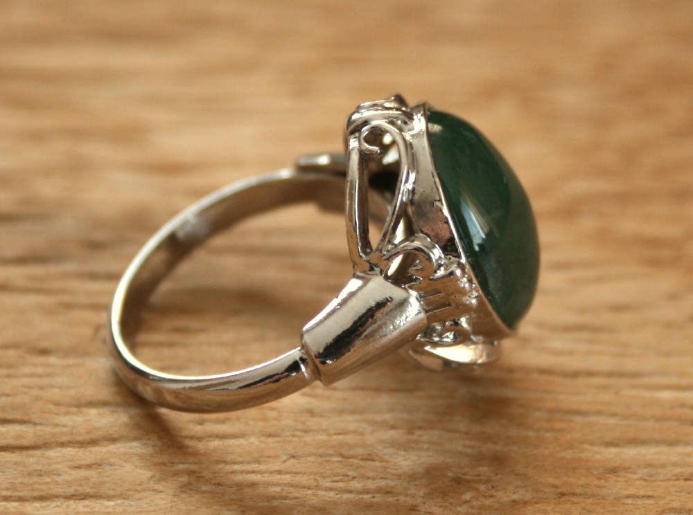 楽天市場】糸魚川翡翠指輪 R00494 元粋 作 フリーサイズ（サイズ調整可