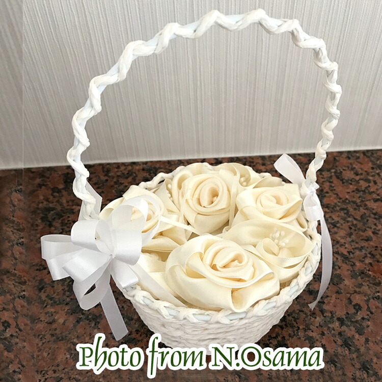 楽天市場】ラウンド型手付きホワイトミニバスケット（直径約13cm) プチ