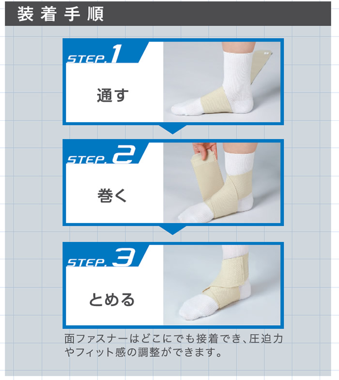 楽天市場】日本シグマックス ファシリエイドサポーター 足くび カラー
